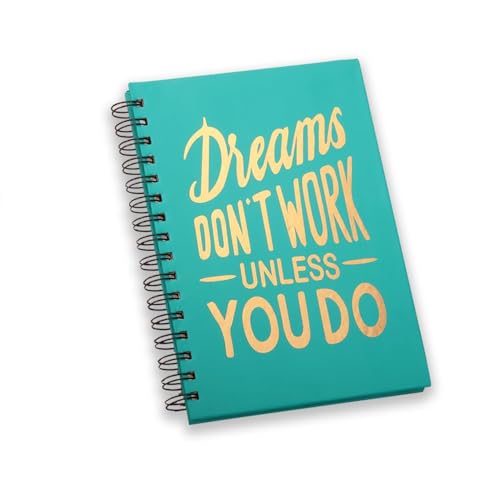 Image of Amazon Brand - Solimo Daily Planner and Organizer, To Do List, Undated Hard Bound Planner, Laminated Covers, 150 Pages (Dreams)