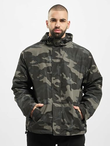 Brandit Frontzip Windbreaker, Farbe: darkcamo, Größe: L