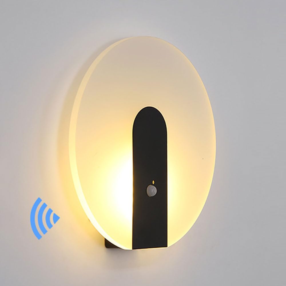 Appliques murales pour couloir sans électricité et sans percer
