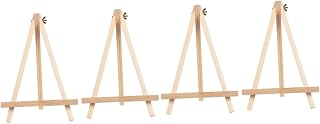 IMIKEYA 4pcs Mini Painting Easel Frame for Boys and Girls Tripod Display Stand for Art Photos and Books for Crafting and Tabletop Decoration