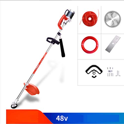 ruofengpuzi Cordless Brushless Electric Lawn Mower Lawn Weeder Lawn Mower Rear Garden Mower D