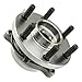 PHILTOP 515065 4WD Front Wheel Bearing & Hub Assembly Compatible with 2005-2019 Nissan Frontier, 2005-2015 Nissan Xterra, 2005-2012 Nissan Pathfinder, 2009-2012 Suzuki Equator W/ABS 6 Lugs 2pcs