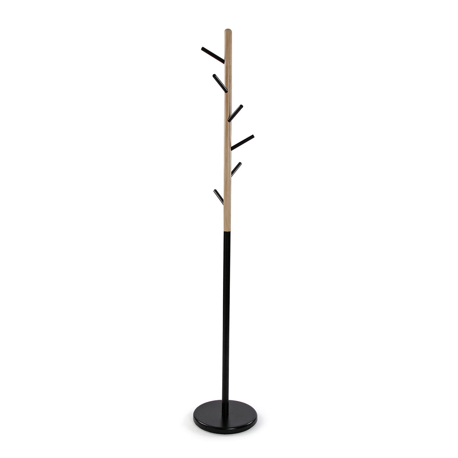 Versa Perchero de Estilo Industrial, Medidas (Al x L x An) 180 x 28 x 28 cm, Color Negro