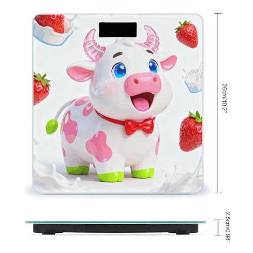 Báscula digital de baño con pantalla LCD miniatura 2