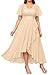 Plus Size Gold Dress Champagne Holiday Bridesmaid Formal Evening Gown Mother of Bride Prom Long Wedding Guest Gala Dress