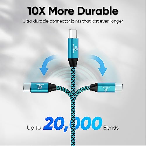 Kremorv Usb Type C Cable 5-Pack 10Ft Usb A To Type C Cable 10 Feet Extra Long Fast Charging Type C Cord Phone Charger For Samsung Galaxy S10 S9 S8 Note 9 8 10, Lg G8 G7 G6 V30 G8 G7 #TOP1