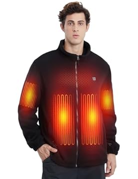 heated zip up jacket