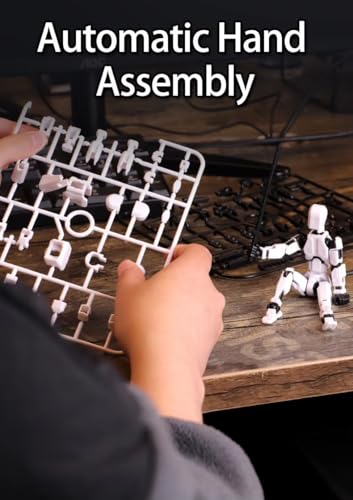 Image of YOURKARTS.COM Injection Molded Robot Toy Multi-Jointed Action Figure for Kids & Adults | Durable Plastic DIY Model with Realistic Movement & Manual | Cool Collectible Gift | car Accessories 2025