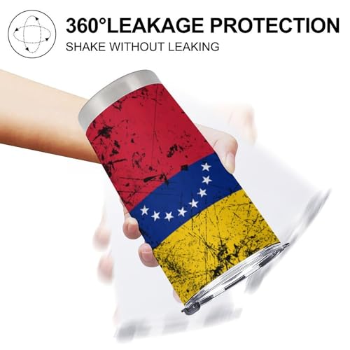 Posavasos para auto diseño bandera Venezuela 4 piezas miniatura 6