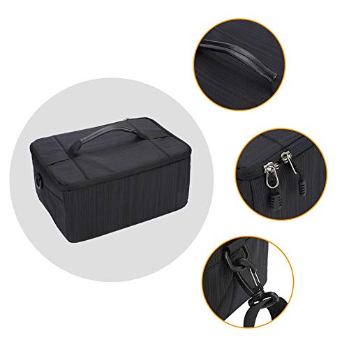 Acouto Waterproof Protective Insert Partition Handle Camera Lens Bag Case Pouch, Camera Liner Bag, Zipper Dslr Camera Bag(Black) #TOP5