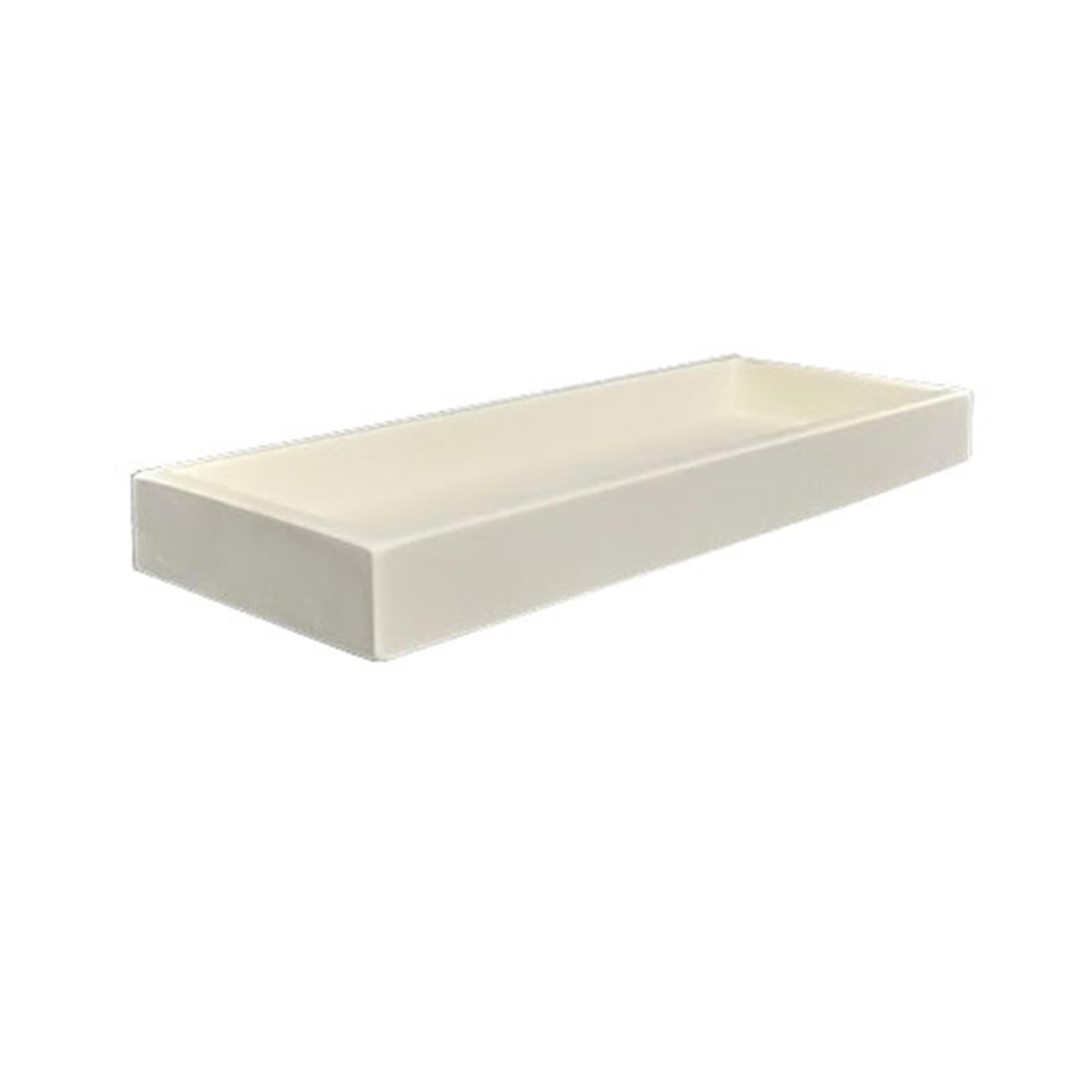 Prettiee plant dish saucer Indoor Outdoor Rectangular Minimalist Saucer Home Gardening Resin Drip Tray (L)