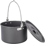 MyLifeUNIT Camping Pot Cookware, Portable Cooking Pot for Outdoor Camping Hiking, 5-Quart