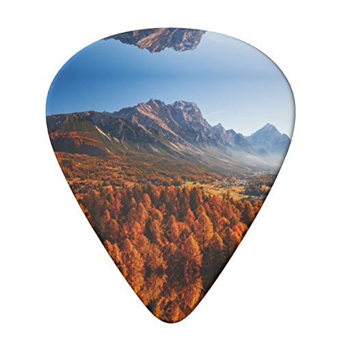 Lot de 6 médiators d’automne pour guitare acoustique, guitare électrique, basse, ukulélé – fins, moyens et épais. - Les Beatles, Paul McCartney, John Lennon, RIngo Starr, George Harrison Lot de 6 médiators d'automne pour guitare acoustique, guitare électrique, basse, ukulélé - fins, moyens et épais. – Image 4