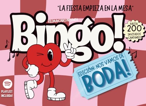 BINGO MUSICAL XXL! EDICIÓN: NOS VAMOS DE BODA!: El juego definitivo para convertir vuestra boda en una fiesta inolvidable | Canciones para todas las ... recuerdos y temazos que todo el mundo cantará
