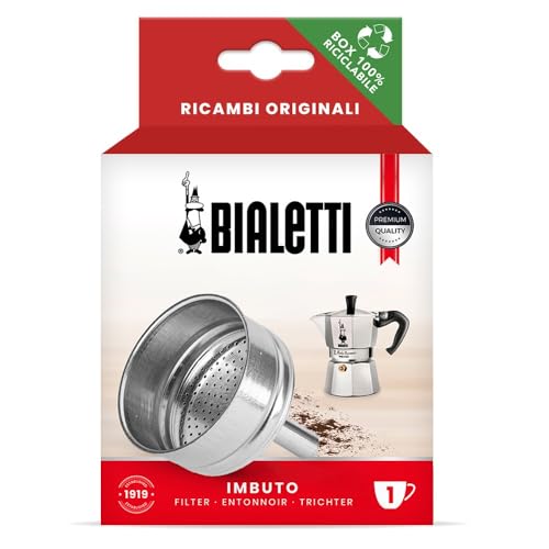Bialetti Ricambi, Includes 1 Funnel Filter, Compatible with Moka...