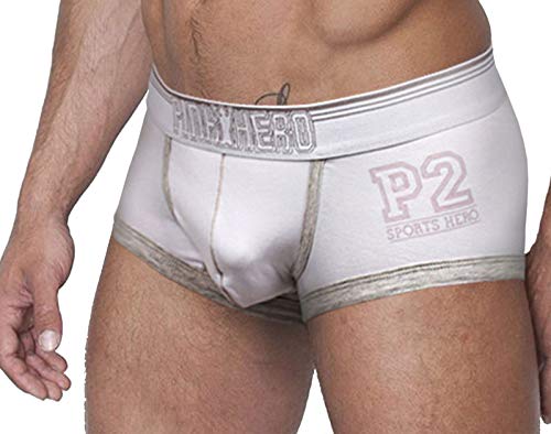 Pink Hero Trunks Fashion Design Boxer Atmungsaktive Männer Unterwäsche Underwear (Weiß, XL (Europe Size L)) Cover