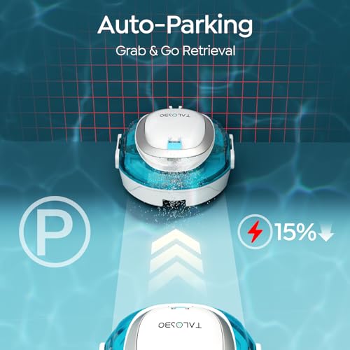 Image of S2 Robotic Pool Cleaner - Dual-Layer Filtration, 90-Min Runtime, Powerful Cordless Pool Vacuum for Above-Ground & Flat Pools, Efficient Debris Removal & Auto-Parking Design