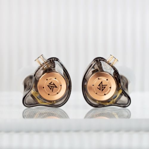 Image of keephifi KZ EDX Pro in-Ear Headphones Wired, HiFi Stereo Stage Wired Earphone,Dual DD IEM Earphones Earbuds with Detachable Cable for Musicians Audiphiles(Black,with Mic)