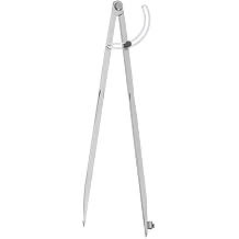 Wing Divider Compass - [20 Inch] Carbon Steel Woodworking Compass with Pencil Holder for Metalworking Drawing Use, Hardened Points