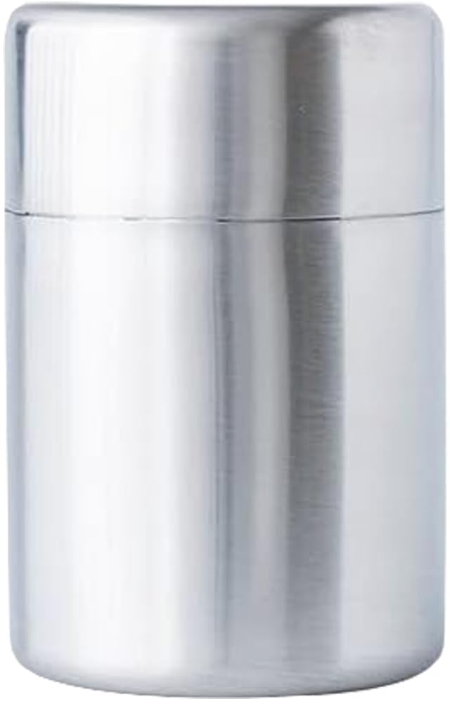 Amazon｜青芳 CASUAL PRODUCT ステンレスお茶缶 つや消し 150g