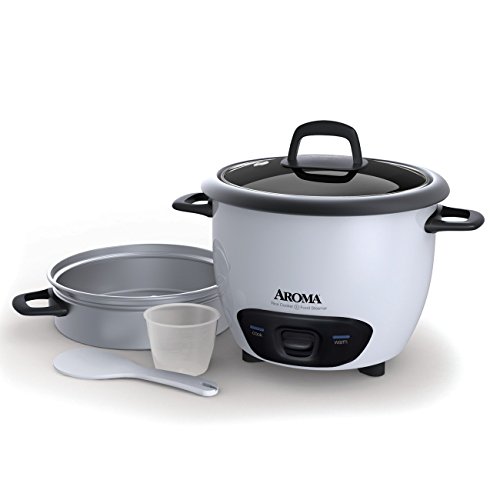 Aroma ARC-747-1NG Housewares 14-Cup (Cooked) (7-Cup Uncooked) Pot Style Rice Cooker And Food Steamer (Arc-747-1Ng),White thumb #2