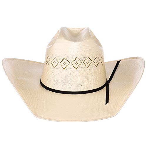24K Shantung Diamond 4 1/2" Brim Open Crown Straw Hat2