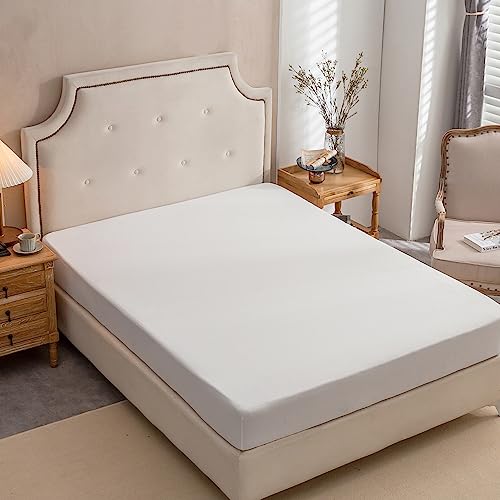 Drap-housse en jersey de coton haut de gamme bonnet extra profond - 6