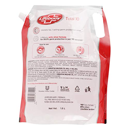 Lifebuoy Total 10 Protect Handwash Refill - 2 Litres - Image 4