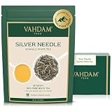VAHDAM, Silver Pine Needle White Tea Loose Leaf 50g | Caffeine Free, Gluten Free...