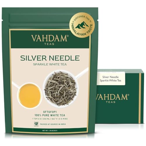 VAHDAM Silver Pine Needle White Tea