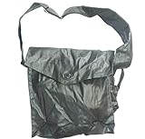 A. Blöchel Neuwertige ABC-Schutzmaskentasche der NVA Waserdichte Gummitasche Oliv Tasche für Gasmaskentasche