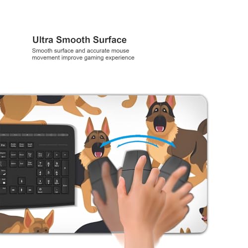 Tapis de souris étendu anti-glisse pour éviter les rayures de bureau
