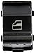 Dorman 901-504 Front Driver Side Door Window Switch Compatible with Select Volkswagen Models, Black