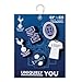 Crocs Unisex's Jibbitz Shoe Football Club Multi Pack, Soccer Charms, Tottenham, 5 Pack