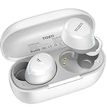 TOZO A1 Wireless Earbuds, Bluetooth 5.3 Earphones, Support APP EQ Setting, 32H Long Playtime, Ear Buds with HiFi Stereo Sound, Light-Weight Wireless Earphones, IPX5 Waterproof White