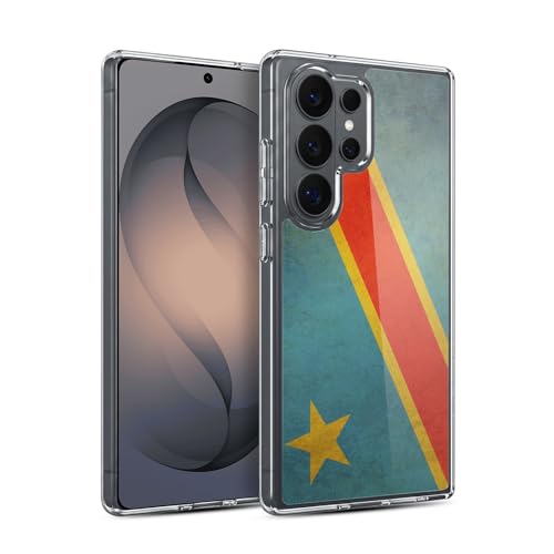 Coque Samsung Galaxy S26 Ultra MagSafe Congolais Drapeau RDC Gel Protection Militaire