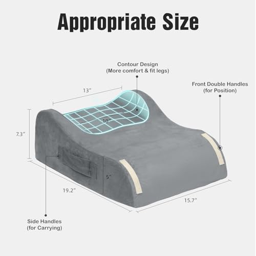 LightEase-Memory-Foam-Leg-Knee-Ankle-Foot-Support-and-Elevation-Pillow-for-Surgery-Recovery