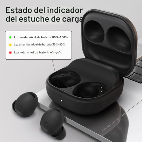 Estuche de carga compatible con Samsung Galaxy Buds 2 Pro si perdiste tu cargador original 5