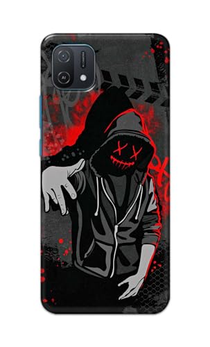 Image of Printed Hard Back Cover for Oppo A16K Back Cover (Hoodie Rapper) -190724(EA)