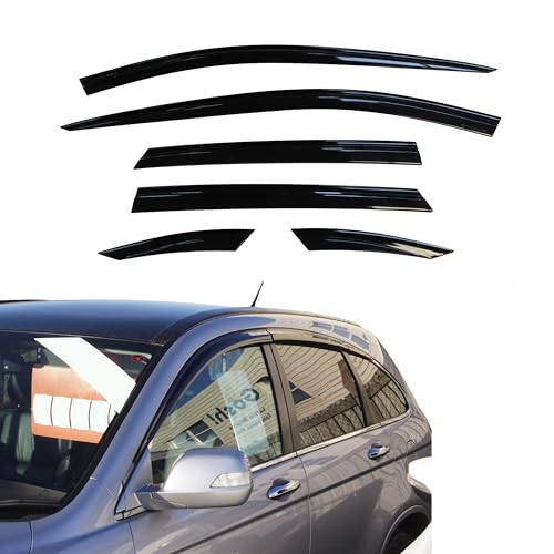 AUTO CLOVER Wind Deflectors Set for Honda CRV 2007-2012 (6 pieces)