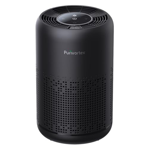 Purivortex Air Purifier for Bedroom, HEPA Air Purifier for Smoke, Dust, Pollen, Pet Dander, Odor & Hair, Quiet Portable Air Cleaner with Sleep Mode, Covers Up to 540 Sq Ft, AC300 Pro Green