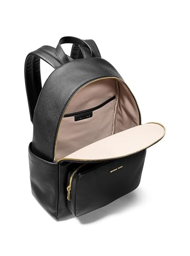 Michael Kors Tanner Large Backpack, Gold-Tone Hardware/Black