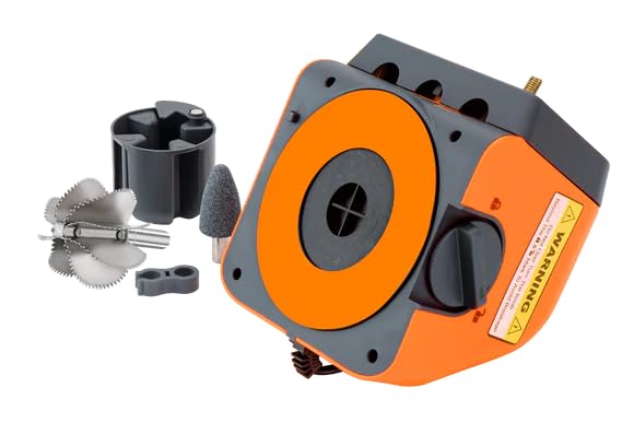 Image of Sowbaghya Coco 2-in-1 Electric Coconut Scraper & Multi-Function Sharpener (Orange)