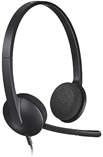 Logitech USB Headset H340, Stereo, USB Headset for Windows and Mac - Black