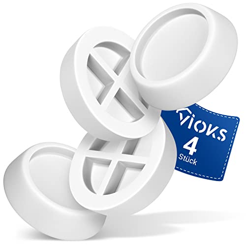 VIOKS Amortiguador de vibraciones universal para lavadoras, secadoras, amortiguadores de vibración, accesorios para Bosch Privileg Siemens, almohadillas de goma antivibración