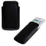  wortek Tasche Apple iPhone 3G / 3GS / 4 / 4S Etui Schwarz Matt
