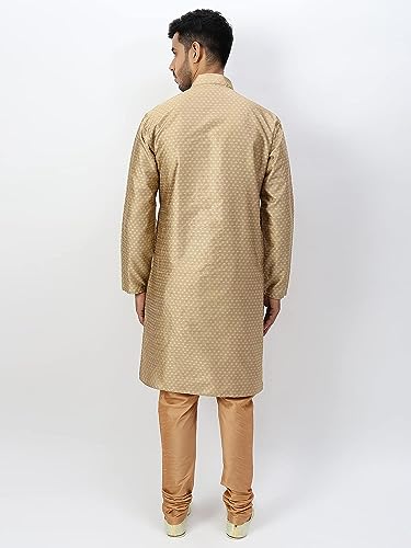 Image of Silk Blend Men's Kurta Pyjama Set /Kurta Pajama for Men