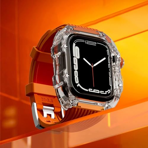 Bracelet en silicone transparent antichoc Apple Watch pour éviter les rayures - 5