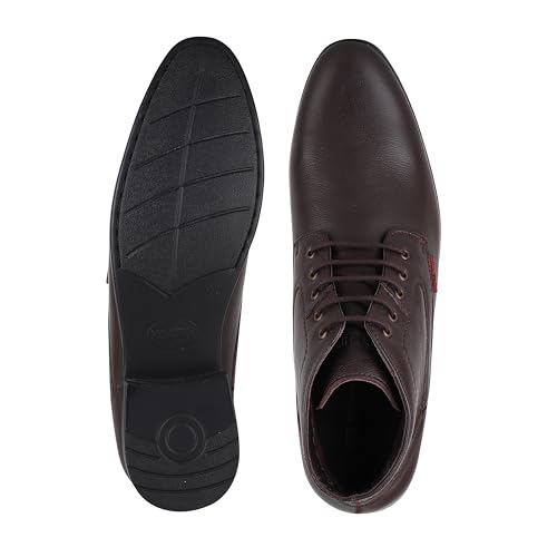 Image of Red Chief Genuine Leather Formal Derby Boots for Men | Premium & Stylish Office Footwear | RC3545