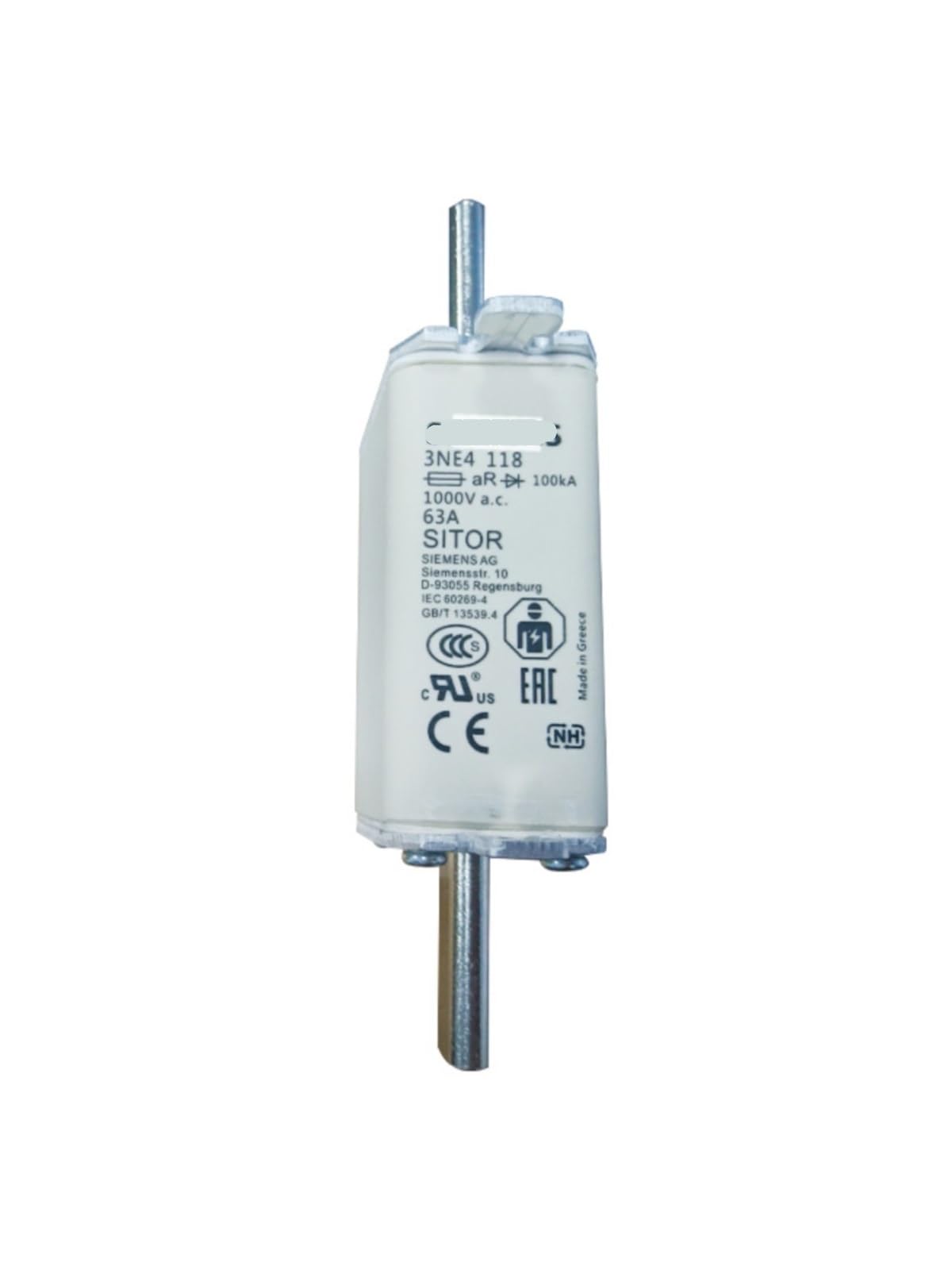 Fusible rapide 3NE4 118 haute précision pour module d'alimentation stable